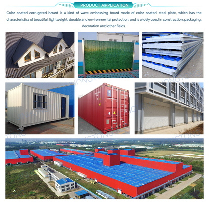 YX35-130-780 PPGI Prepainted Galvanized Steel Plate for T-Shaped Roof Tile in 600-1250mm Width Color Coated Metal Sheet