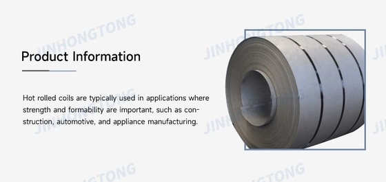 Q195-q345 Hot Rolled Carbon Steel Coil for Construction ASTM/AISI/SGCC/CGCC/TDC51DZM/TDC52DTS350GD/TS550GD/DX51D Z