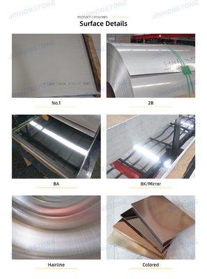1.4305 SUS 201 304 316 409 Stainless Steel Plate Sheet Coil Strip with 2B Surface Finish and 1.5-15mm 0.3-3.0mm Thickness