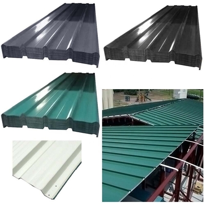 AISI/ASTM/JIS/EN/GB Standard Ppgl Color Coated Galvanized Steel Roof Sheet for Customized Width Gray Color Roofing