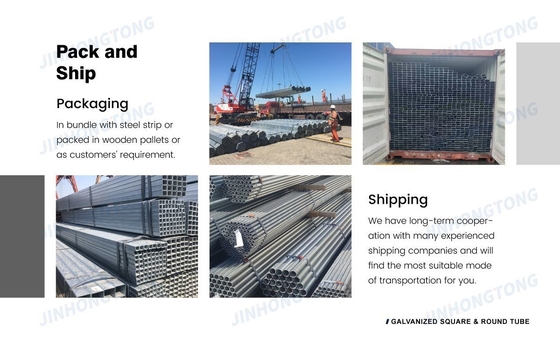 40x40 mm Coated Structural Mild Steel Square Tubing Custom Section Q195-Q355/Gr. A/B/C Welding