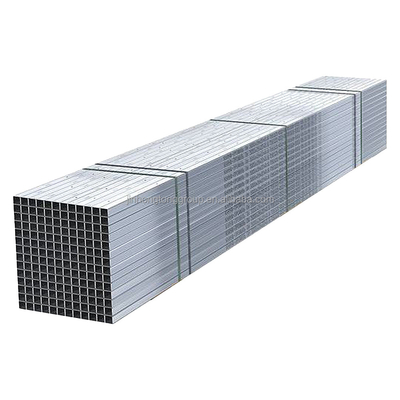 Square Galvanized Pipe 150x150 Astm A53 Zinc Coated Hollow Section Rectangular Pipe Galvanized Seam Square Gi Pipe Non-oiled