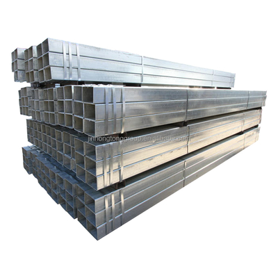 Square Galvanized Pipe 150x150 Astm A53 Zinc Coated Hollow Section Rectangular Pipe Galvanized Seam Square Gi Pipe Non-oiled