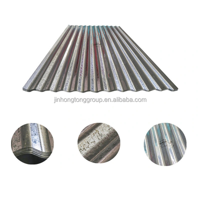 4x8 GI Corrugated Zinc Roof Sheets Galvanized Steel Roofing Sheet with Regular Spangle Surface Treatment