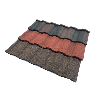 Custom Length Hard Stone Coated Roofing Tile Hardness and Durability for Optimal Performance