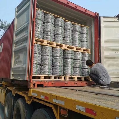 Customers' Requirment Galvanized ASTM 6 8 9 10 12 14 18 20 Barbed Wire Fencing with Barb Length and Galvanized Finish