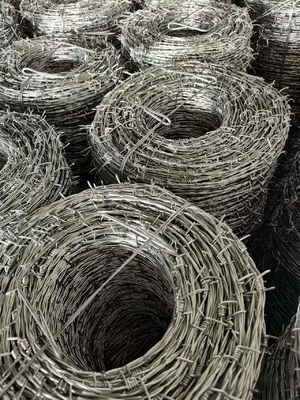 ASTM 6 8 9 10 12 14 18 20 Barbed Wire Roll Fence with Length Customers' Demand and Protective Construction