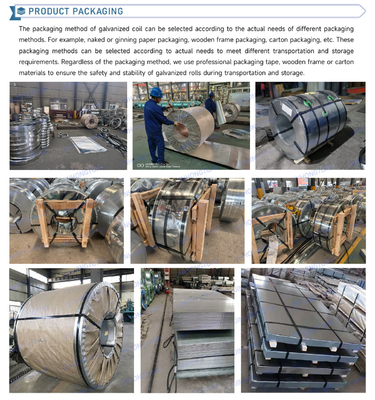 GS Certificate Zero Spangle DX51D Z70 Hot-dipped Zinc-coated Gi Galvanized Steel Plate/Sheet/Strip/Roll/Coil for Roofing Material