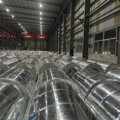 Hardness Soft S350 S550 Galvanized Steel Coils Sheets Hot Dipped Galvanized Steel Coils Dx5D Dx52D Slitted Gi Steel Coil S355jr