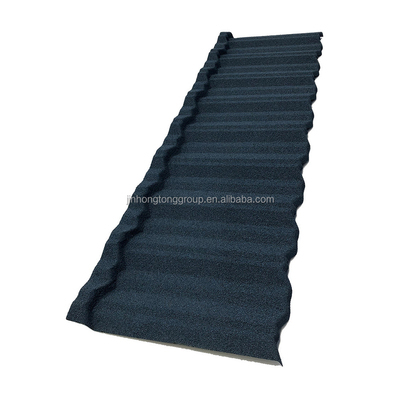 Building Material Modern Design Stone Coated Roofing Tile 0.4mm Interlocking Metal Tile Roof Shingles in Customized Colors