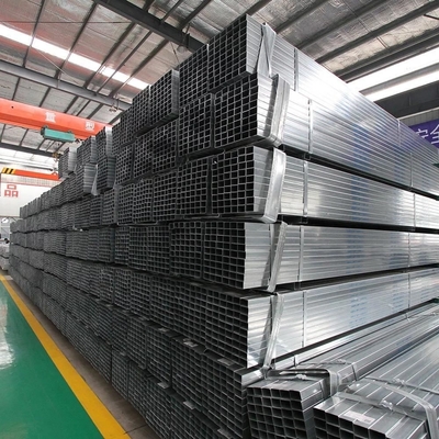 ERW Galvanized Square Rectangular Hollow Section Pipe Carbon Welded Steel Pipe Rectangular Tube for Plastic Pipe Cap End Protector