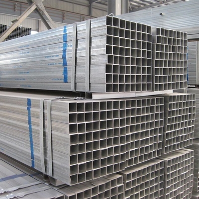 Tolerance ±1% Galvanized Round and Square Rectangular Pipe Hot Dip GI Pipe Pre Galvanized Steel Pipe Galvanized Tubing