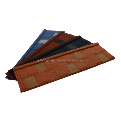 Modern Design Style Stone Coated Metal Roof Tile Newest Coastal Design for Hotel Villa Apartment Office Building