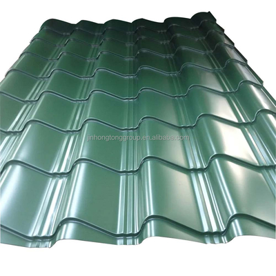 PPGI Color-coated CGI Corrugated Galvanized Iron/Steel Roof Sheet with 0.12-0.8mm Thickness and Decoiling Service