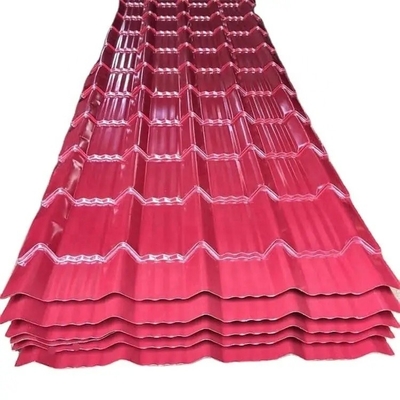 Customer's Requirement Prepainted Galvanized Metal Building Material PPGI Roofing Sheet with Mid Hardness