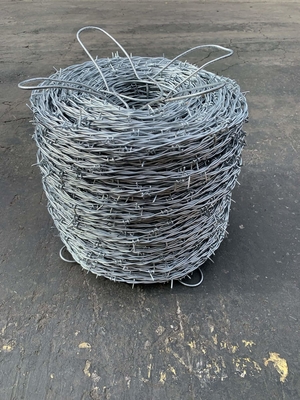 Anti-Corrosion and Rust-Resistant 12 -15 Low Carbon Steel Barbed Wire with 360-1000mm Coil Diameter