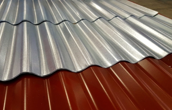 Direct Building Material PPGI Prepainted Color-coated CGI Corrugated Wave Tile Roof Sheet with Standard Seaworth Packing