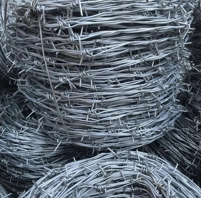 Galvanized Razor Barbed Wire Roll for Mesh Security Fencing 12.5 Gauge 18 Gauge PVC Coated Iron 50kg Hot Seller