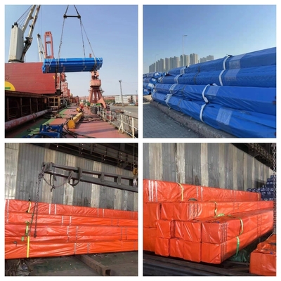 Galvanized Steel Pipe Scaffolding in Round and Square Shape 6m Length with ERW Technique