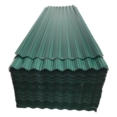 Customized Color Coated 22 Gauge PPGI Prepainted Corrugated Steel Roofing Sheets for Building SGCC/CGCC/DX51D Z/Q195-Q345