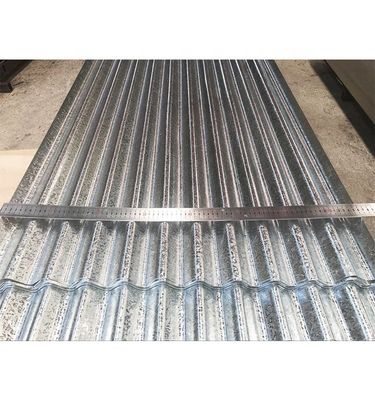 26 Gauge Galvanized GI Corrugated Steel Roofing Sheet for 4x8 inch Tolerance ±1% Grade As requested