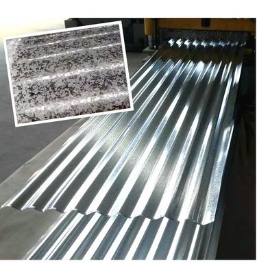 26 Gauge Galvanized GI Corrugated Steel Roofing Sheet for 4x8 inch Tolerance ±1% Grade As requested