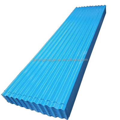Galvanized Sheet Metal Roofing PPGI/GI Corrugated Steel Sheet with Width 600-1250mm and Regular Spangle