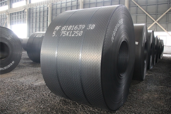 High Strength Carbon Steel Checkered Plate Coil with Length 2-12m Decoiling Service DC04 DC05 DC06 SPCC Cold Rolled Steel