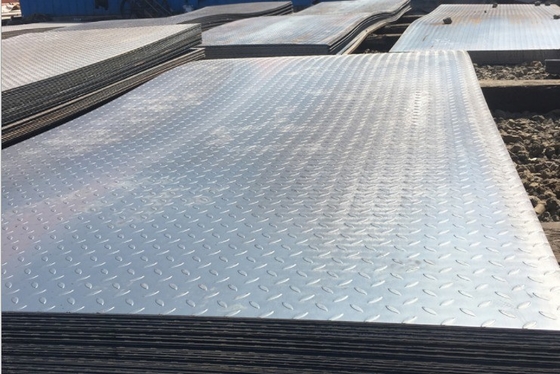 Stable Q235 Q345 A36 Tear-Drop/T-Type Pattern Checkered Iron Steel Sheet/Coil with Reasonable and Thickness 1.5-200mm