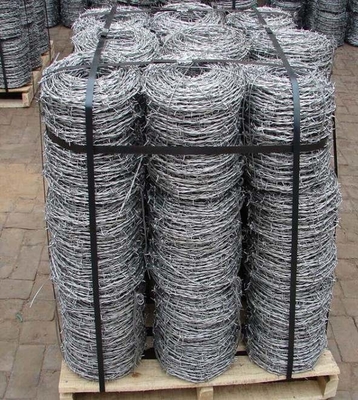 Hot Dipped Galvanized Barb Wire Rolls 50kg Barbed Wire for Razor Type Single Razor and BSCI Certificate