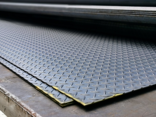 Construction Structure Checkered Steel Coil Plate Q235 Q345 A36 S235JR with Teardrop Pattern