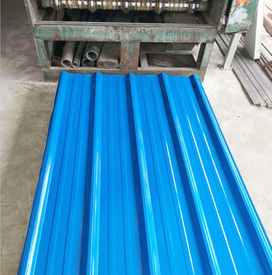 Color Coated PPGI PPGL Roof Steel Sheet Iron Sheets 0.2mm Corrugated Metal Roofing Tile 10 FT for Construction Materials