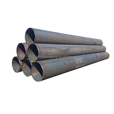 ERW Welded Carbon Steel Pipe for Construction Pipe End Threaded Technique ERW Q195-Q235 St 37/5 520.80mm-22.2mm Thick