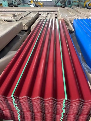 Minimium Spangle Zinc Corrugated Roofing Sheet Color Coated Pre-Painted Steel Roof Tile for in Various Applications