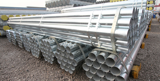 ASTM A53 sch40 Hot Dip Galvanized Round Steel Pipe/ GI Pipe For Construction Tolerance ±1% Invoicing by theoretical weight