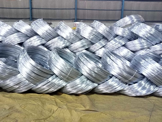 Direct Heating Galvanized GI Iron Binding Steel Wire in 12/16/18 Line from with Customized Length