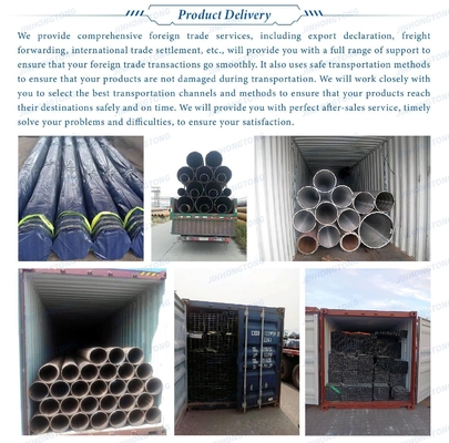 Grade B PSL1 PSL2 LSAW Steel Pipe for Transmission Gas and Oil Construction Wall Thickness 0.5-60mm ISO9001 Certificate