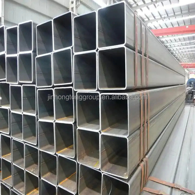 Processing Service Bending Mild Carbon Welded Metal MS ERW Black Iron Hollow Section Rectangular and Square Steel Pipe