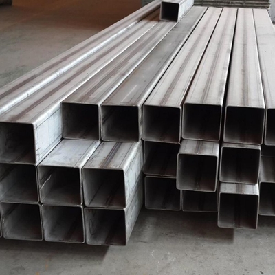 Processing Service Bending Mild Carbon Welded Metal MS ERW Black Iron Hollow Section Rectangular and Square Steel Pipe