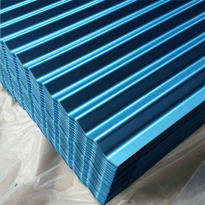 600-1250mm Width High Strength Galvanized Corrugated Color Metal Roofing Sheet DX51D PPGI Sheet Colour Zinc Coated Steel Roofing Plate
