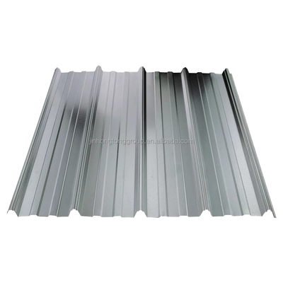 Zero Spangle 28 / 26 / 24 Gauge Galvanized Corrugated Roofing Sheet with Mid Hardness and Fireproof Characteristics