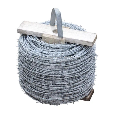 1.4mm-2.6mm Cross Razor Galvanized Barbed Wire Farm Fence 500M 20Kg Per Roll Razor Type Wire Gauge 1.4mm-2.6mm