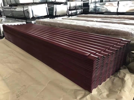 ASTM Standard Roof Tile Color Corrugated Roofing Sheet PPGI/PPGL In Coil for Prefab House 0.2 4 mm Thickness Color Coated Zinc