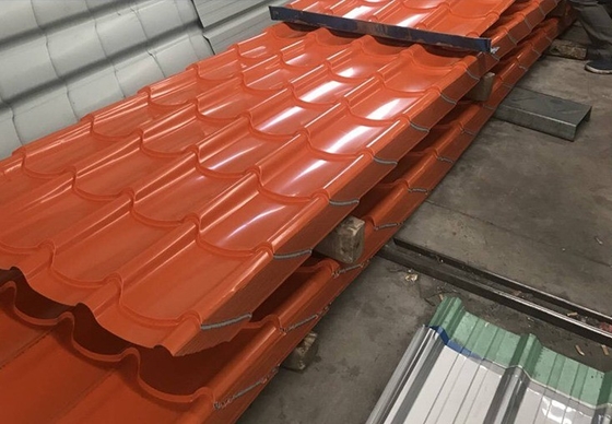 SGCC/SGCD/SGCE/DX51D/DX52D/S250GD/S280GD/S350GD/G550/SPCC Certificate KS PPGI PPGl Corrugated Steel Roofing Sheet 16ft Sheet