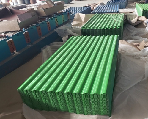 SGCC/SGCD/SGCE/DX51D/DX52D/S250GD/S280GD/S350GD/G550/SPCC Certificate KS PPGI PPGl Corrugated Steel Roofing Sheet 16ft Sheet