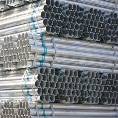 Direct of Non-oiled Round Section Shape ASTM A53 s275 GI Pipe with Threaded and Coupling in Round Shape