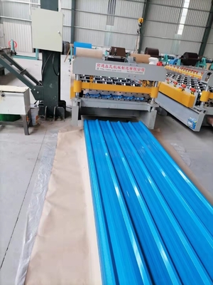 Roofing Sheet Building PPGI Color-coated CGI Corrugated/wave Galvanized Iron/Steel Roof Sheet with Customized RAL Color