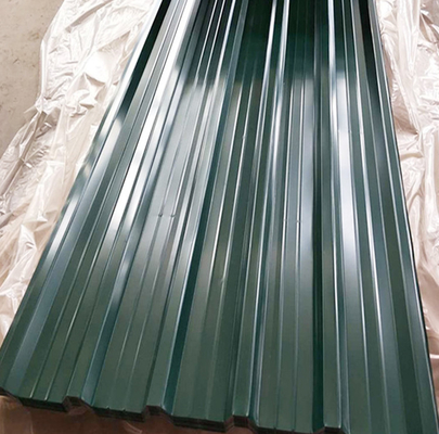 Roofing Sheet Building PPGI Color-coated CGI Corrugated/wave Galvanized Iron/Steel Roof Sheet with Customized RAL Color