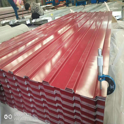 Galvanized Sheet Metal Roofing PPGI Corrugated Sheet T-shape with Color Painted and Welding Processing