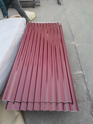Galvanized Sheet Metal Roofing PPGI Corrugated Sheet T-shape with Color Painted and Welding Processing
